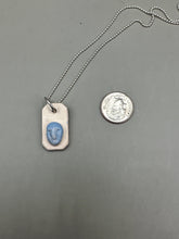 Load image into Gallery viewer, blue cameo pendant
