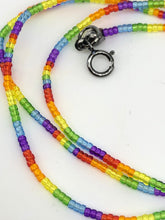 Load image into Gallery viewer, rainbow beaded necklace/bracelet
