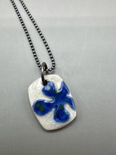 Load image into Gallery viewer, blue flower pendant

