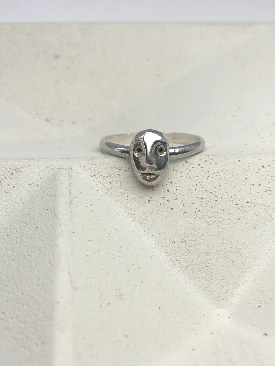 face ring I in silver