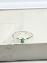 Load image into Gallery viewer, aqua oval turquoise ring
