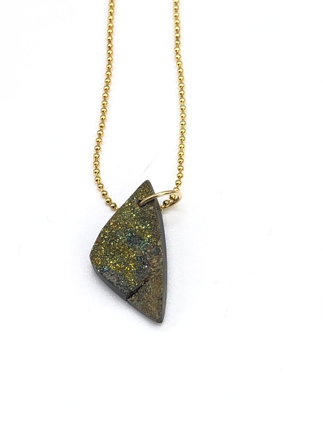 Russian pyrite necklace