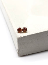 Load image into Gallery viewer, citrine stud earrings
