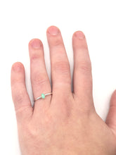 Load image into Gallery viewer, aqua oval turquoise ring
