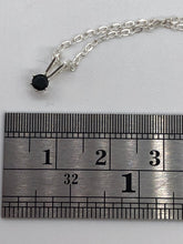 Load image into Gallery viewer, black spinel necklace
