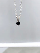 Load image into Gallery viewer, black spinel necklace
