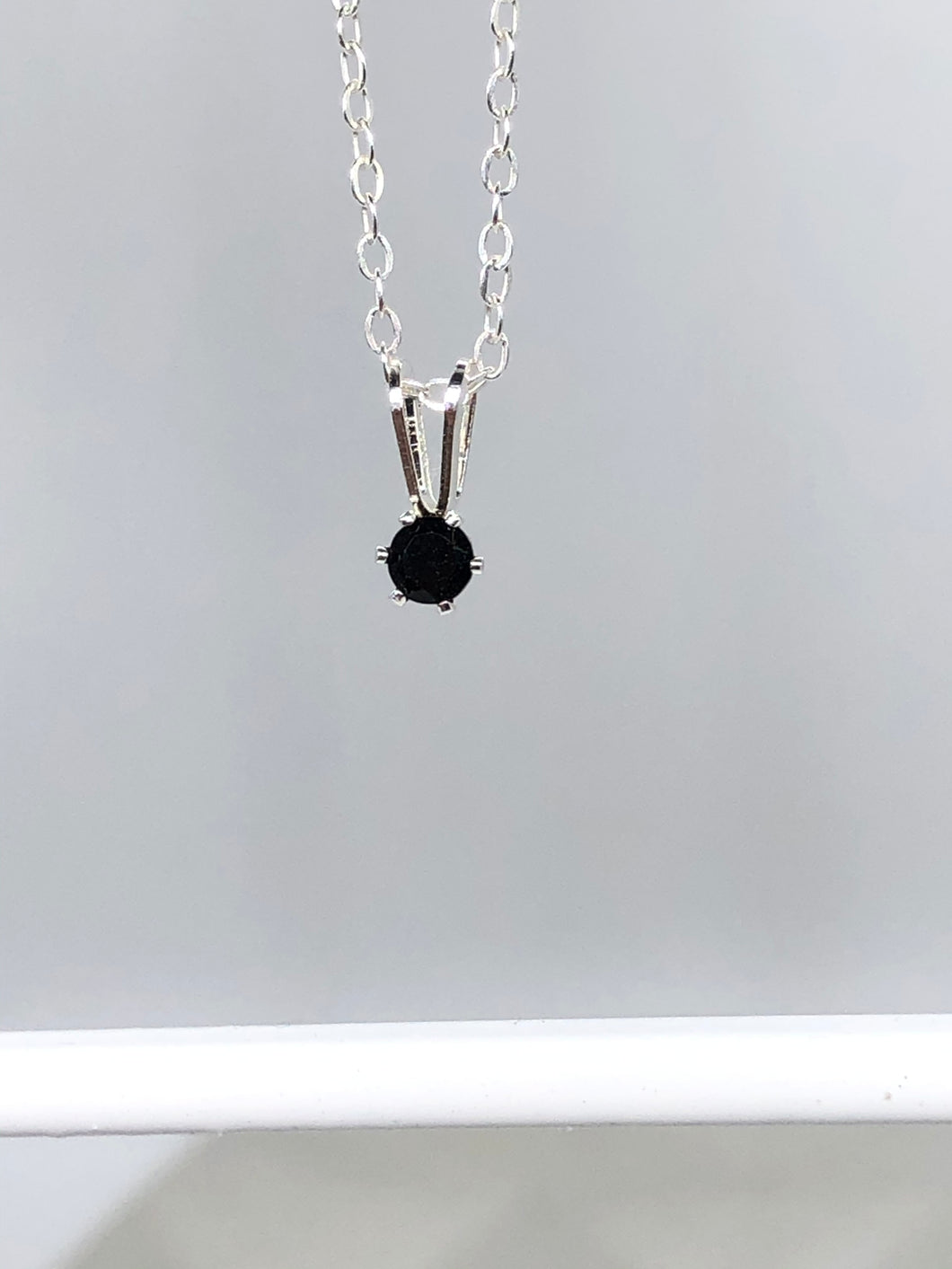 black spinel necklace