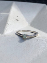 Load image into Gallery viewer, pale aqua chalcedony ring
