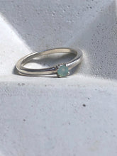 Load image into Gallery viewer, pale aqua chalcedony ring
