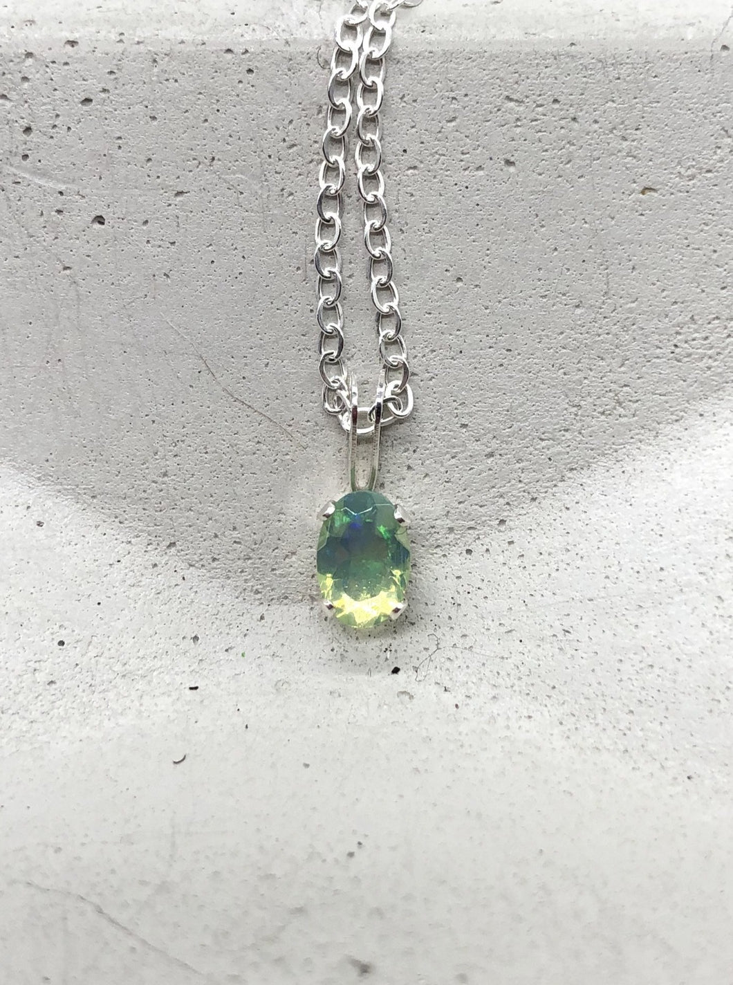 pale opal necklace