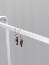 Load image into Gallery viewer, iridescent bead earrings
