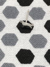 Load image into Gallery viewer, tiny silver dog stud earring
