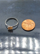 Load image into Gallery viewer, small mandarin garnet and silver ring
