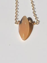 Load image into Gallery viewer, peruvian opal pendant on gold
