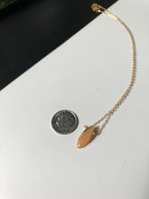 Load image into Gallery viewer, peruvian opal pendant on gold
