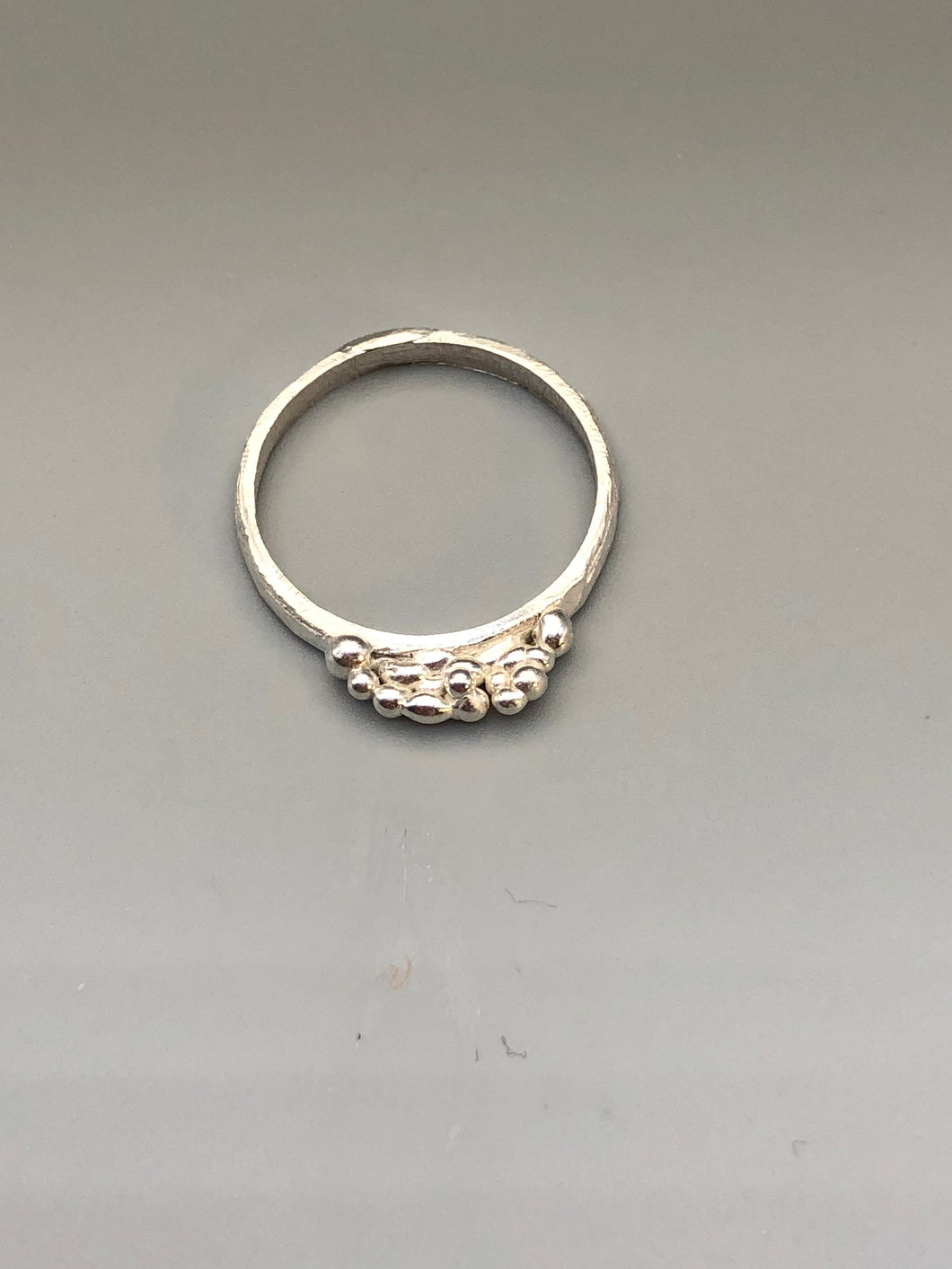 silver bubbles ring