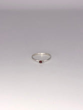 Load image into Gallery viewer, dark red enamel ring
