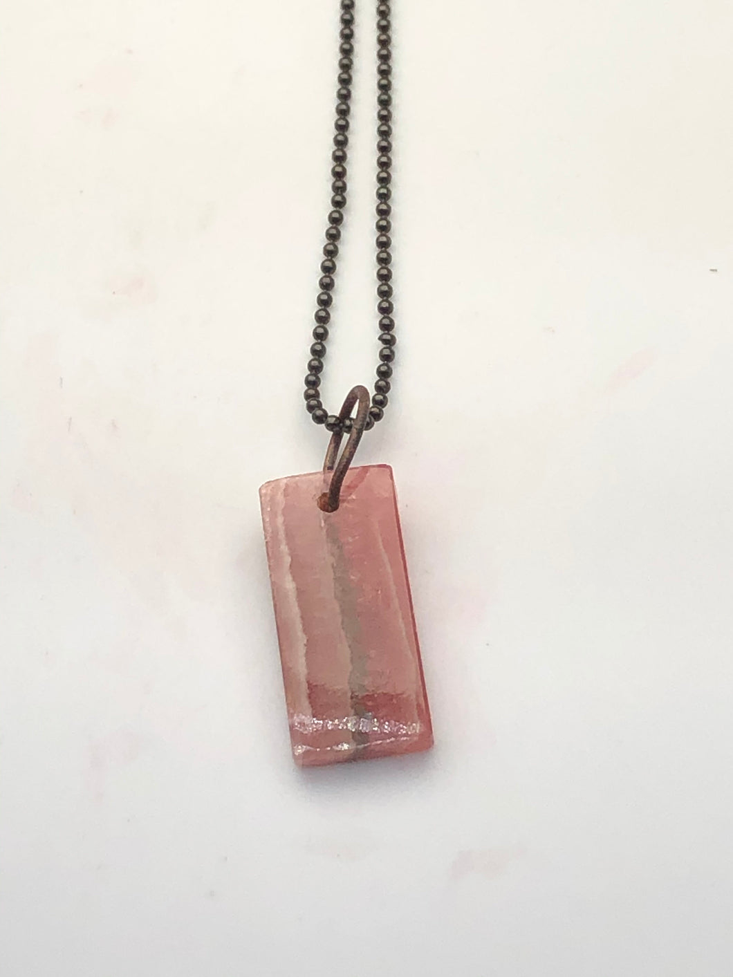 rhodochrosite necklace