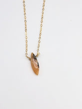 Load image into Gallery viewer, peruvian opal pendant on gold
