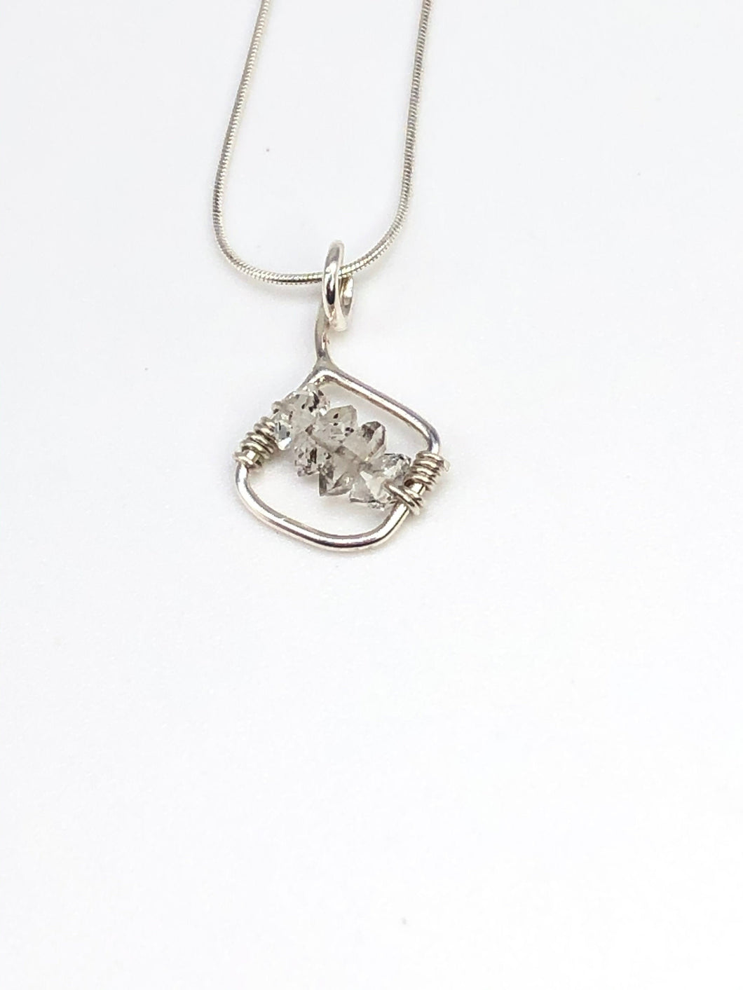 herkimer diamond necklace