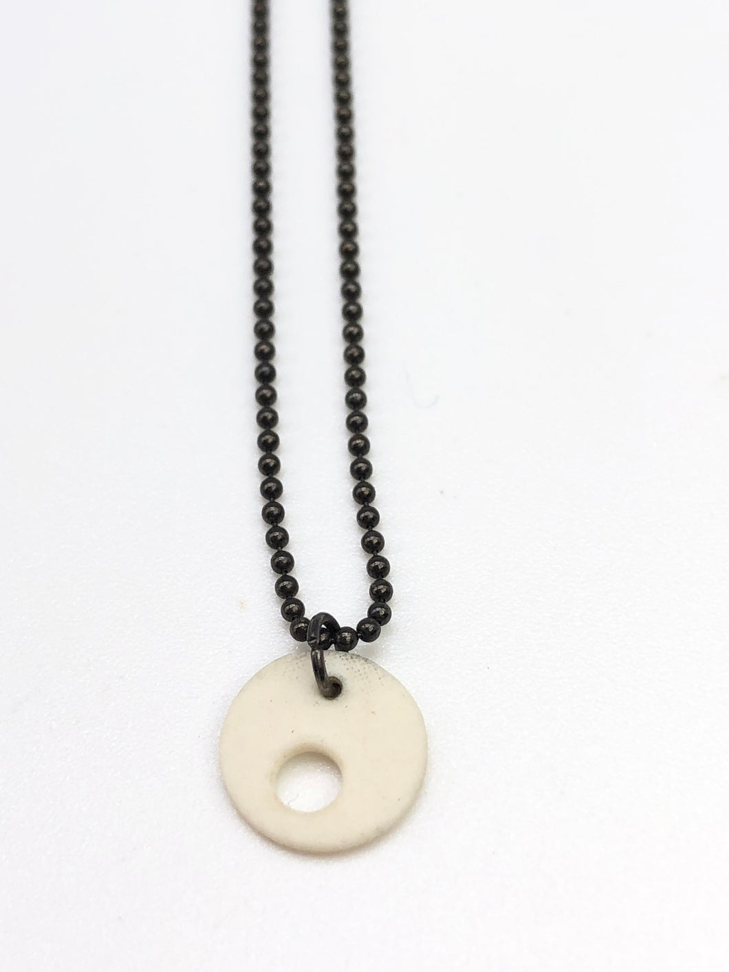 Porcelain charm necklace