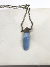 Load image into Gallery viewer, striped opal pendant necklace
