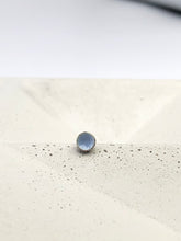 Load image into Gallery viewer, pale blue enamel earring
