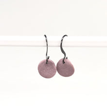 Load image into Gallery viewer, lavender porcelain earrings
