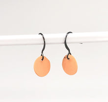 Load image into Gallery viewer, orange porcelain earrings
