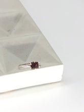 Load image into Gallery viewer, garnet and silver ring
