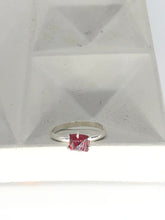 Load image into Gallery viewer, garnet and silver ring
