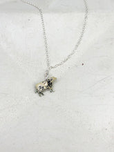 Load image into Gallery viewer, black and white cow necklace
