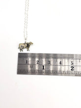 Load image into Gallery viewer, black and white cow necklace
