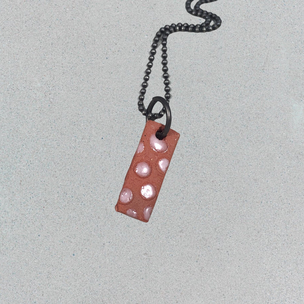 pink dot pendant