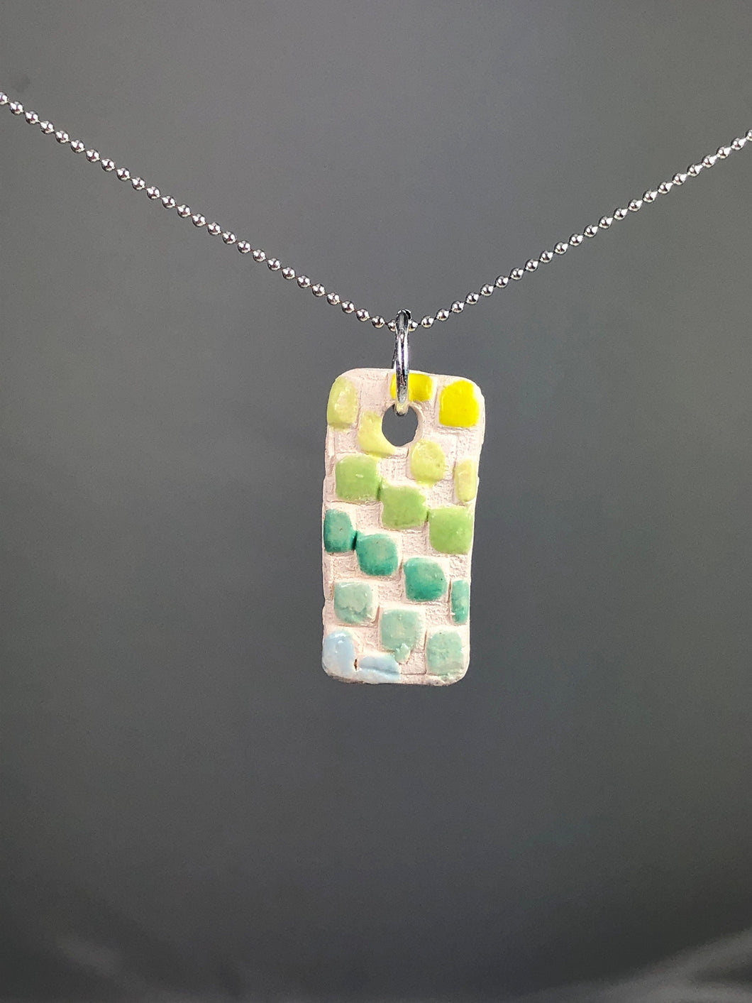 yellow to blue pendant